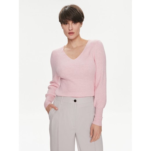 ONLY Sweter Atia 15230147 Czerwony Regular Fit ze sklepu MODIVO w kategorii Swetry damskie - zdjęcie 182692709