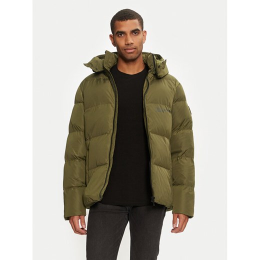Karl Lagerfeld Jeans Kurtka zimowa 246D1504 Khaki Regular Fit ze sklepu MODIVO w kategorii Kurtki męskie - zdjęcie 182692715