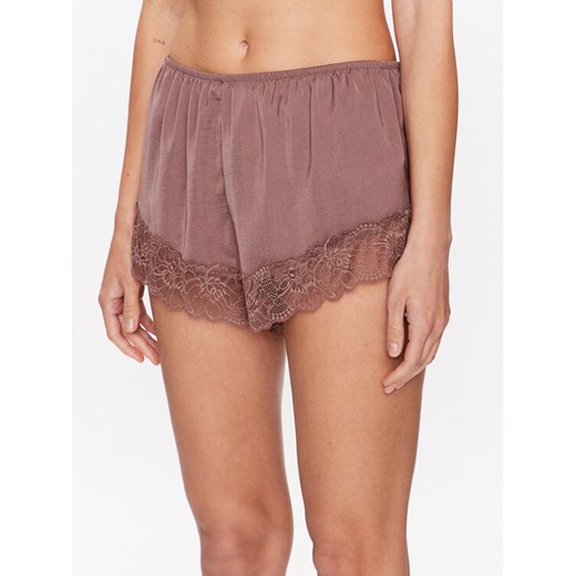 Hunkemöller Szorty piżamowe Spun 201717 Brązowy Feminine Fit ze sklepu MODIVO w kategorii Piżamy damskie - zdjęcie 182692745