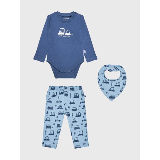 Blue Seven Komplet body i spodnie 473165 Granatowy Regular Fit ze sklepu MODIVO w kategorii Komplety niemowlęce - zdjęcie 182692746