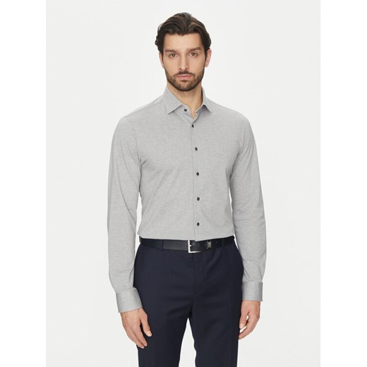 Michael Kors Koszula MD0MD91392 Szary Slim Fit ze sklepu MODIVO w kategorii Koszule męskie - zdjęcie 182692785