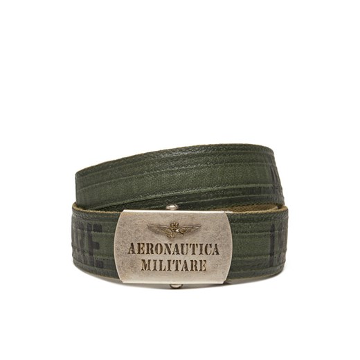 Aeronautica Militare Pasek Męski 251CI317CT3585 Zielony ze sklepu MODIVO w kategorii Paski męskie - zdjęcie 182692857