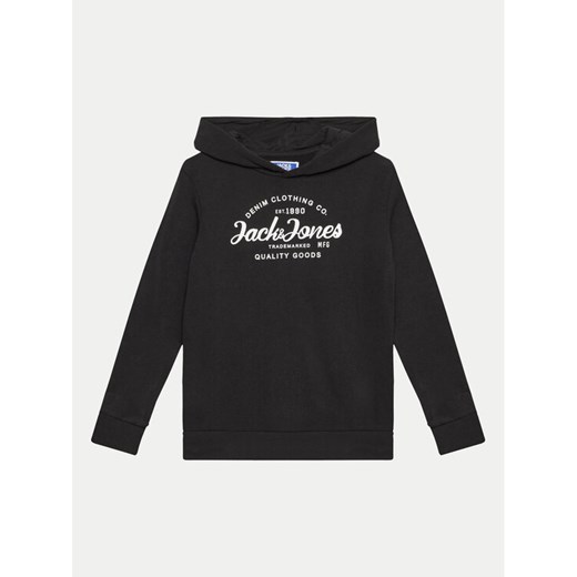 Jack&Jones Junior Bluza Forest 12249715 Czarny Standard Fit ze sklepu MODIVO w kategorii Bluzy chłopięce - zdjęcie 182692918