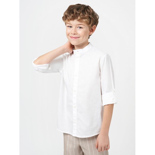 Mayoral Koszula 6121 Biały Regular Fit ze sklepu MODIVO w kategorii Koszule chłopięce - zdjęcie 182692936