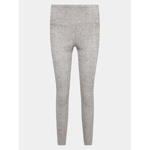 Roxy Legginsy Lazy Day Ndpt ERJNP03447 Szary Slim Fit ze sklepu MODIVO w kategorii Spodnie damskie - zdjęcie 182692956