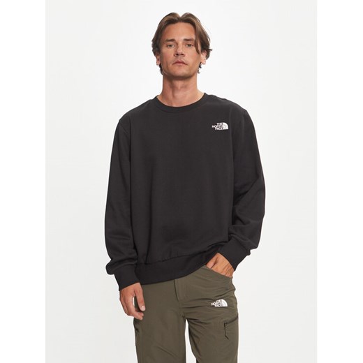 The North Face Bluza Simple Dome NF0A89FB Czarny Regular Fit ze sklepu MODIVO w kategorii Bluzy męskie - zdjęcie 182692975
