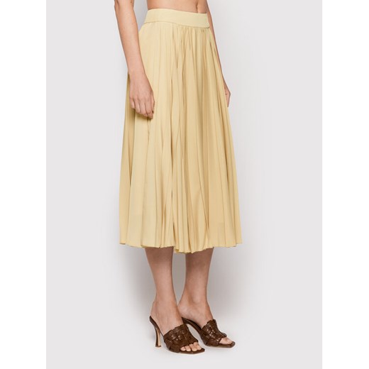 Peserico Spódnica plisowana P0544000P2 Beżowy Regular Fit ze sklepu MODIVO w kategorii Spódnice - zdjęcie 182693037