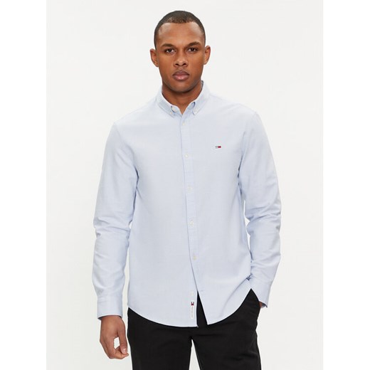 Tommy Jeans Koszula Entry DM0DM19134 Błękitny Regular Fit ze sklepu MODIVO w kategorii Koszule męskie - zdjęcie 182693039