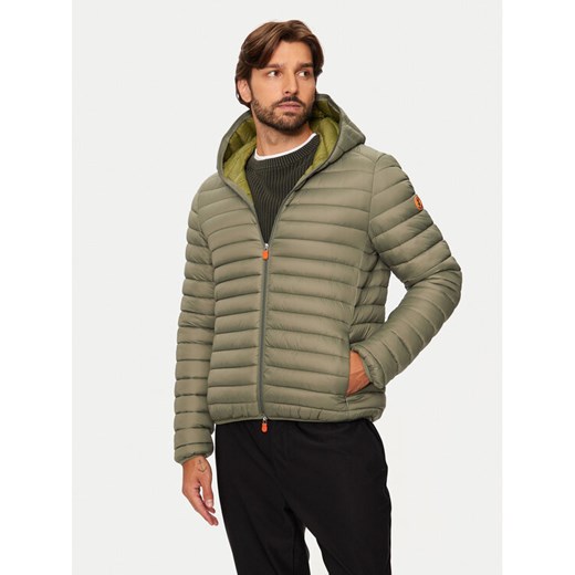 Save The Duck Kurtka zimowa D30650M GIGA19 Zielony Regular Fit ze sklepu MODIVO w kategorii Kurtki męskie - zdjęcie 182693129