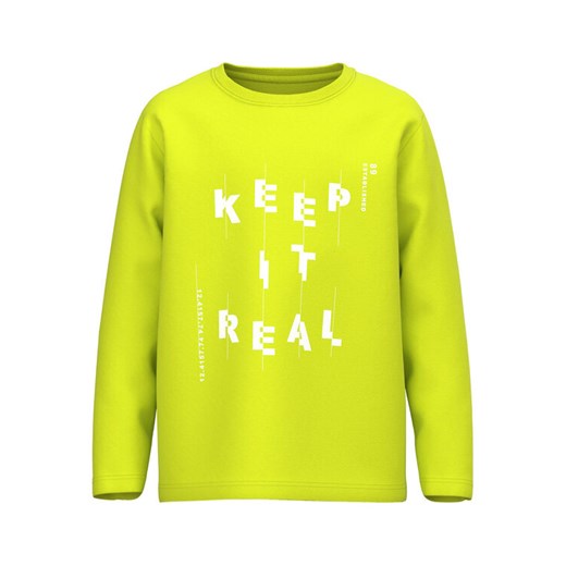 NAME IT Bluzka 13218786 Żółty Loose Fit ze sklepu MODIVO w kategorii T-shirty chłopięce - zdjęcie 182693145