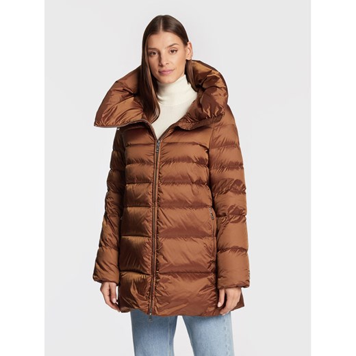 Add Kurtka puchowa 6AW226 Brązowy Regular Fit ze sklepu MODIVO w kategorii Kurtki damskie - zdjęcie 182693186