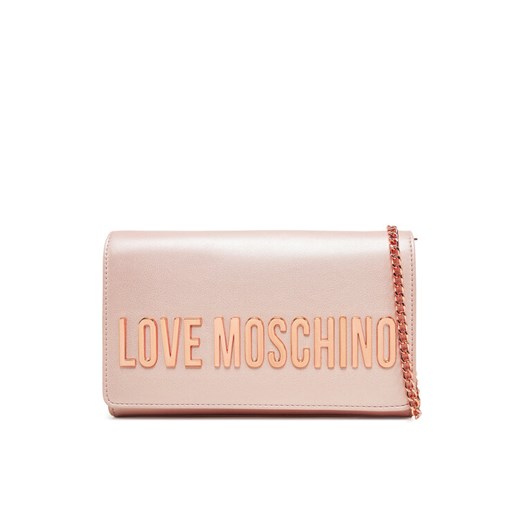 LOVE MOSCHINO Torebka JC4103PP1MKD197A Różowy ze sklepu MODIVO w kategorii Kopertówki - zdjęcie 182693196