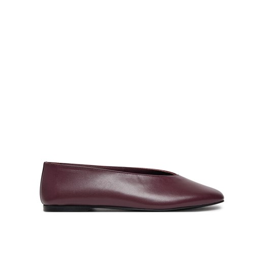 Calvin Klein Baleriny HW0HW02441 Bordowy ze sklepu MODIVO w kategorii Balerinki - zdjęcie 182693209