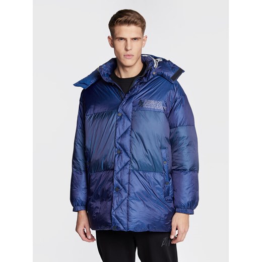 Armani Exchange Kurtka zimowa 6LZK48 ZNUXZ 25DQ Niebieski Regular Fit ze sklepu MODIVO w kategorii Kurtki męskie - zdjęcie 182693216