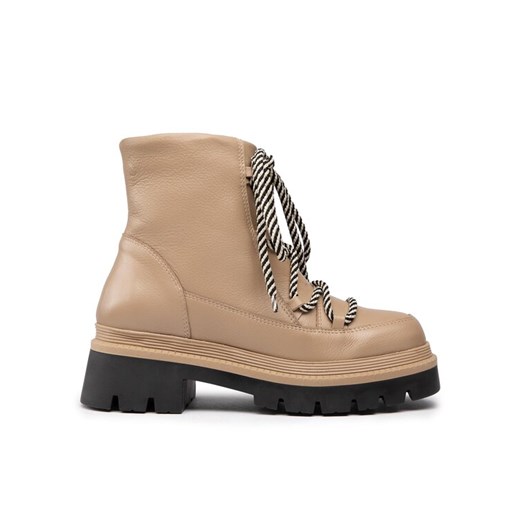 Simple Botki SL-47-02-000069 Beżowy ze sklepu MODIVO w kategorii Botki - zdjęcie 182693227