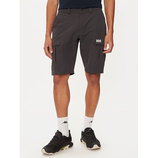 Helly Hansen Szorty materiałowe Hh Qd Cargo 54154 Granatowy Regular Fit ze sklepu MODIVO w kategorii Spodenki męskie - zdjęcie 182693265