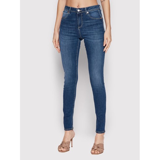 United Colors Of Benetton Jeansy 4NF1574K5 Granatowy Skinny Fit ze sklepu MODIVO w kategorii Jeansy damskie - zdjęcie 182693309