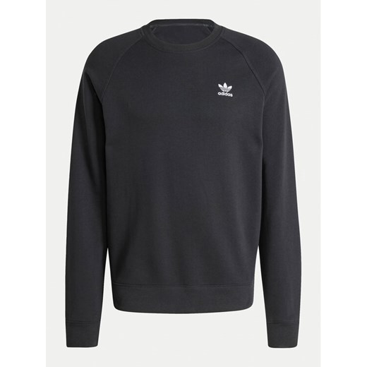 adidas Bluza Trefoil Essentials IW5792 Czarny Regular Fit ze sklepu MODIVO w kategorii Bluzy męskie - zdjęcie 182693399