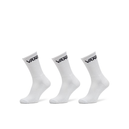 Vans Zestaw 3 par wysokich skarpet męskich Classic Crew VN000F0X Biały ze sklepu MODIVO w kategorii Skarpetki męskie - zdjęcie 182693447