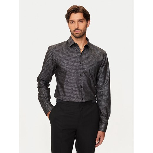 Hugo Koszula Elisha02 50524846 Czarny Extra Slim Fit ze sklepu MODIVO w kategorii Koszule męskie - zdjęcie 182693489