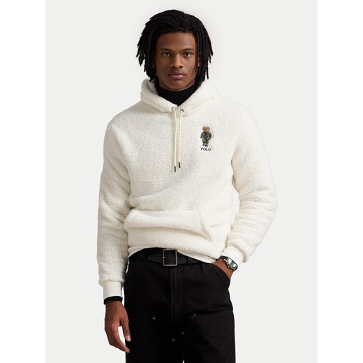 Polo Ralph Lauren Polar 710930550004 Écru Relaxed Fit ze sklepu MODIVO w kategorii Bluzy męskie - zdjęcie 182693507