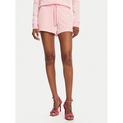 Juicy Couture Szorty sportowe Eve JCBHS224801 Różowy Regular Fit ze sklepu MODIVO w kategorii Szorty - zdjęcie 182693565