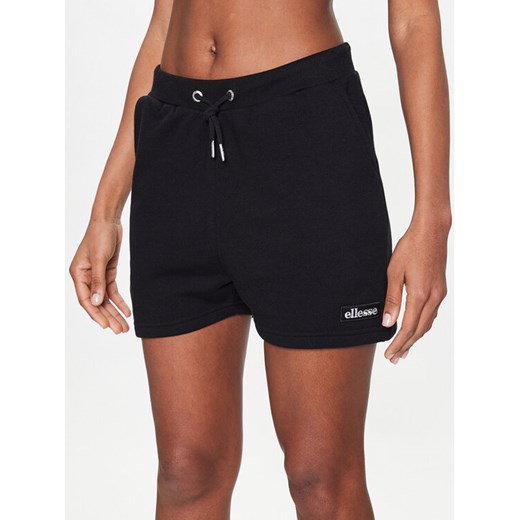 Ellesse Szorty sportowe Shanni SGR17948 Czarny Regular Fit ze sklepu MODIVO w kategorii Szorty - zdjęcie 182693586