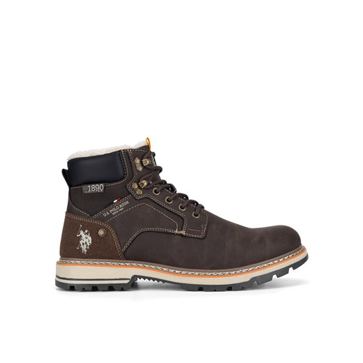 U.S. Polo Assn. Trzewiki YURIY001M/DYH1 Brązowy ze sklepu MODIVO w kategorii Buty zimowe męskie - zdjęcie 182693599