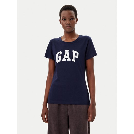 Gap T-Shirt 729555-00 Granatowy Regular Fit ze sklepu MODIVO w kategorii Bluzki damskie - zdjęcie 182693605