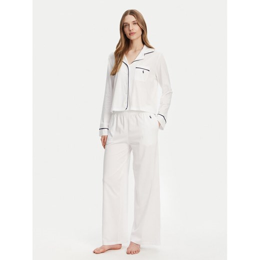 Polo Ralph Lauren Piżama 4P8002 Biały Relaxed Fit ze sklepu MODIVO w kategorii Piżamy damskie - zdjęcie 182693688