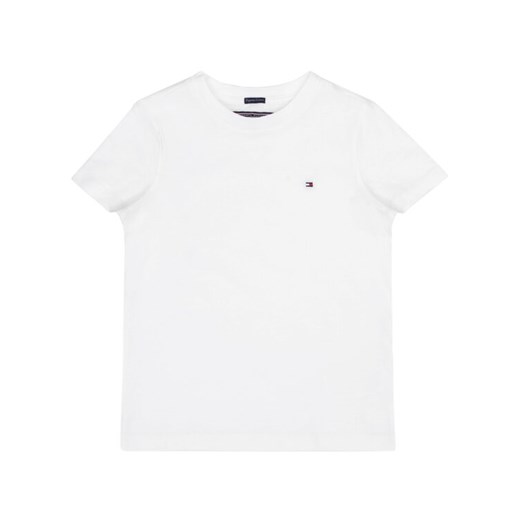 Tommy Hilfiger T-Shirt KB0KB04140 S Biały Regular Fit ze sklepu MODIVO w kategorii T-shirty chłopięce - zdjęcie 182693699