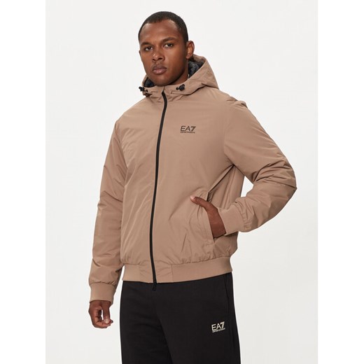 EA7 Emporio Armani Kurtka przejściowa 8NPB21 PNFZZ 1745 Beżowy Regular Fit ze sklepu MODIVO w kategorii Kurtki męskie - zdjęcie 182693726