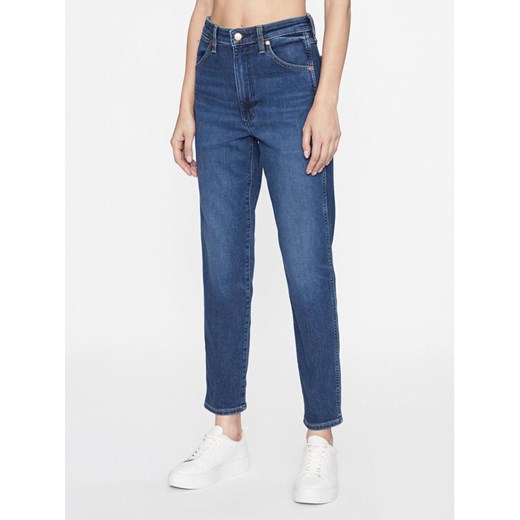 Wrangler Jeansy Walker 112342848 Niebieski Slim Fit ze sklepu MODIVO w kategorii Jeansy damskie - zdjęcie 182693785