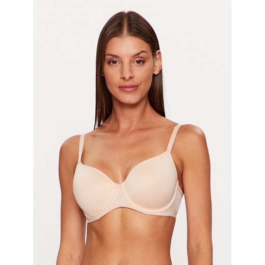 Chantelle Biustonosz z fiszbiną Pure Light C10M70 Beżowy ze sklepu MODIVO w kategorii Biustonosze - zdjęcie 182693899