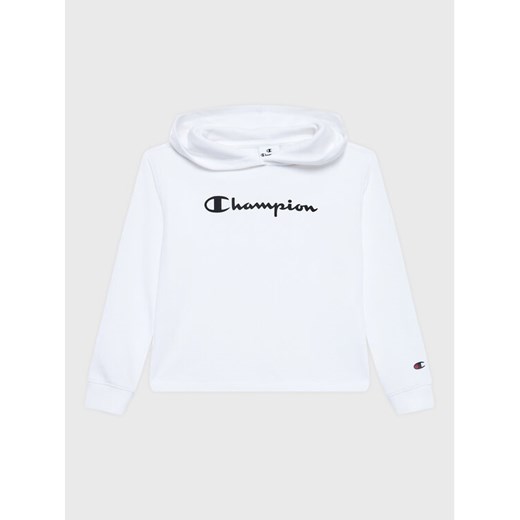Champion Bluza 404601 Biały Custom Fit ze sklepu MODIVO w kategorii Bluzy dziewczęce - zdjęcie 182693949