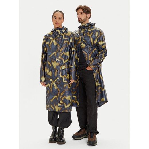 Rains Kurtka przeciwdeszczowa Unisex 18360 Granatowy Regular Fit ze sklepu MODIVO w kategorii Kurtki damskie - zdjęcie 182694087