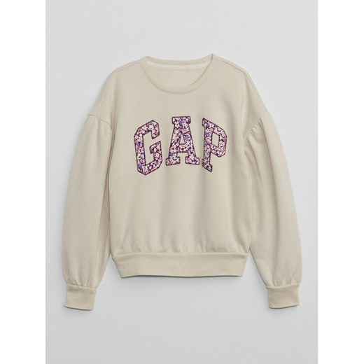 Gap Bluza 773157-02 Écru Regular Fit ze sklepu MODIVO w kategorii Bluzy dziewczęce - zdjęcie 182694145