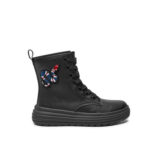 Geox Kozaki J Phaolae Girl J46ETD 000BC C9999 M Czarny ze sklepu MODIVO w kategorii Buty zimowe dziecięce - zdjęcie 182694146
