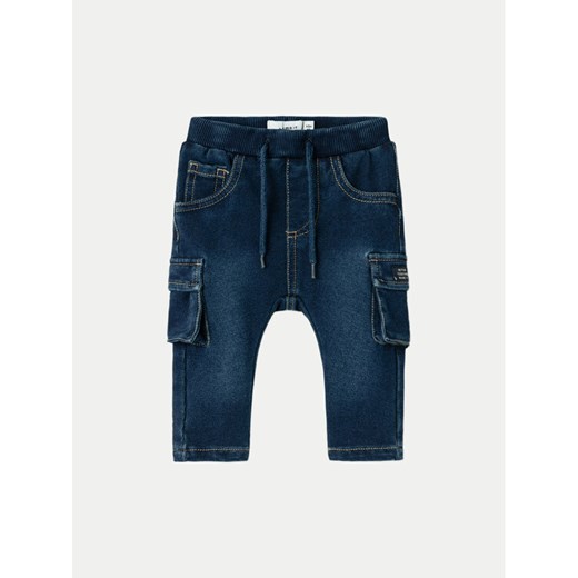 NAME IT Jeansy 13230842 Granatowy Baggy Fit ze sklepu MODIVO w kategorii Spodnie i półśpiochy - zdjęcie 182694198