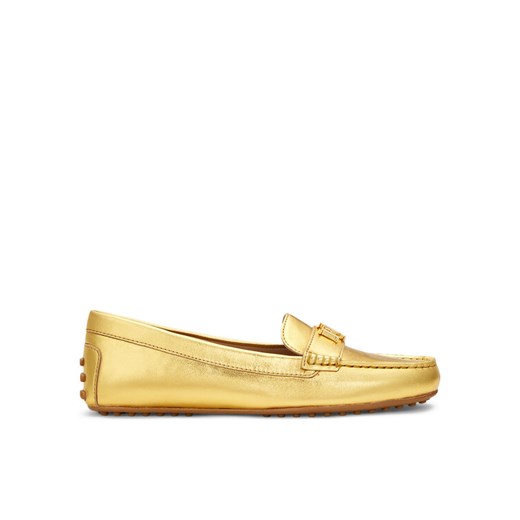 LAUREN RALPH LAUREN Mokasyny 802959222001 Złoty ze sklepu MODIVO w kategorii Mokasyny damskie - zdjęcie 182694317