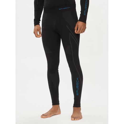 Brubeck Bielizna termoaktywna dolna LE1184M Czarny Slim Fit ze sklepu MODIVO w kategorii Spodnie męskie - zdjęcie 182694336