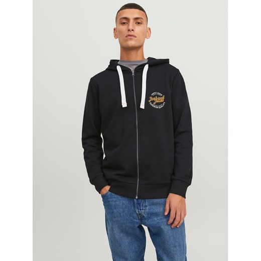 Jack&Jones Bluza 12236179 Czarny Regular Fit ze sklepu MODIVO w kategorii Bluzy męskie - zdjęcie 182694349