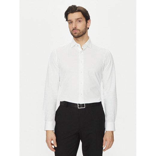 Michael Kors Koszula MD0MD91392 Biały Slim Fit ze sklepu MODIVO w kategorii Koszule męskie - zdjęcie 182694359