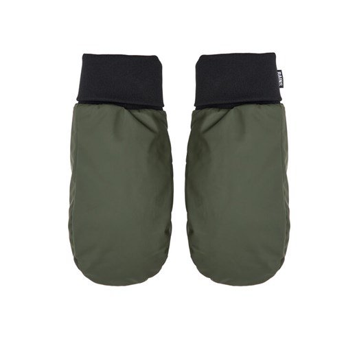 Rains Rękawiczki Alta Puffer Mittens 16070 Zielony ze sklepu MODIVO w kategorii Rękawiczki męskie - zdjęcie 182694379