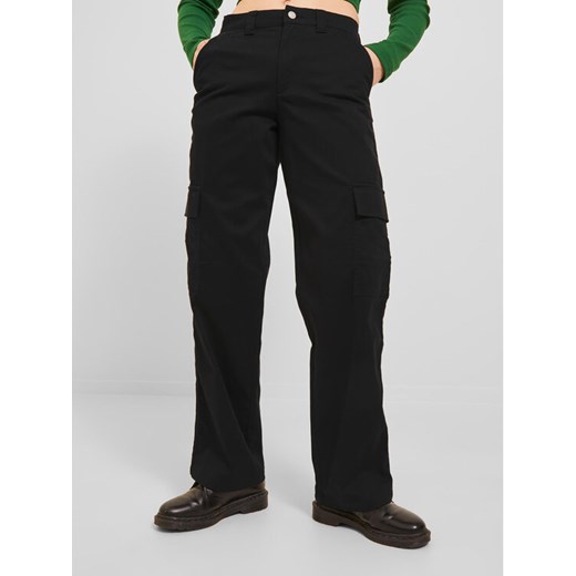JJXX Spodnie materiałowe 12236946 Czarny Regular Fit ze sklepu MODIVO w kategorii Spodnie damskie - zdjęcie 182694397