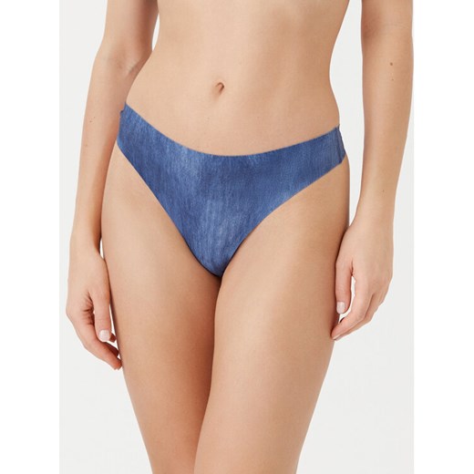 Chantelle Stringi Soft Stretch C11D90 Niebieski ze sklepu MODIVO w kategorii Majtki damskie - zdjęcie 182694407