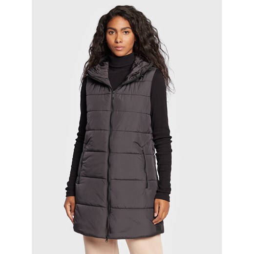 Jack Wolfskin Bezrękawnik Eisbach Vest W 1206991 Czarny Regular Fit ze sklepu MODIVO w kategorii Kamizelki damskie - zdjęcie 182694456