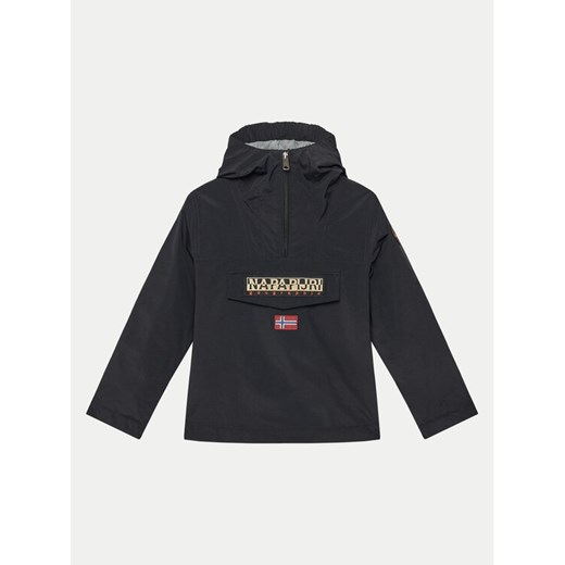 Napapijri Kurtka anorak Rainforest Sum 4 NP0A4GGD M Czarny Regular Fit ze sklepu MODIVO w kategorii Kurtki chłopięce - zdjęcie 182694478