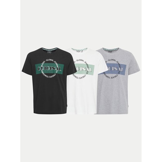 Blend T-Shirt 20717428 Biały Regular Fit ze sklepu MODIVO w kategorii T-shirty męskie - zdjęcie 182694489