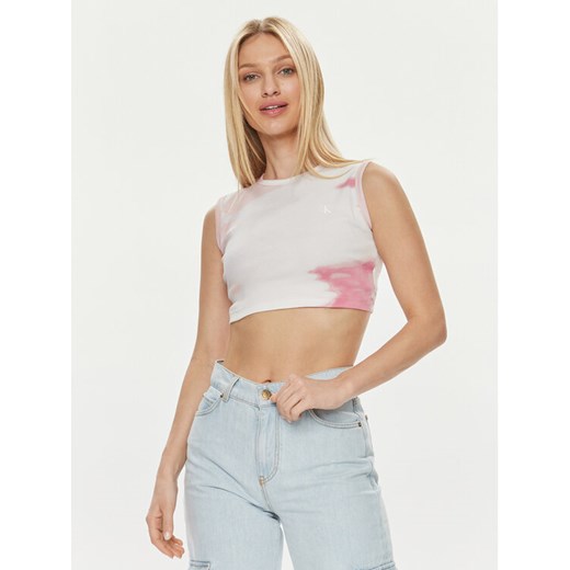Calvin Klein Jeans Top J20J223163 Kolorowy Slim Fit ze sklepu MODIVO w kategorii Bluzki damskie - zdjęcie 182694585
